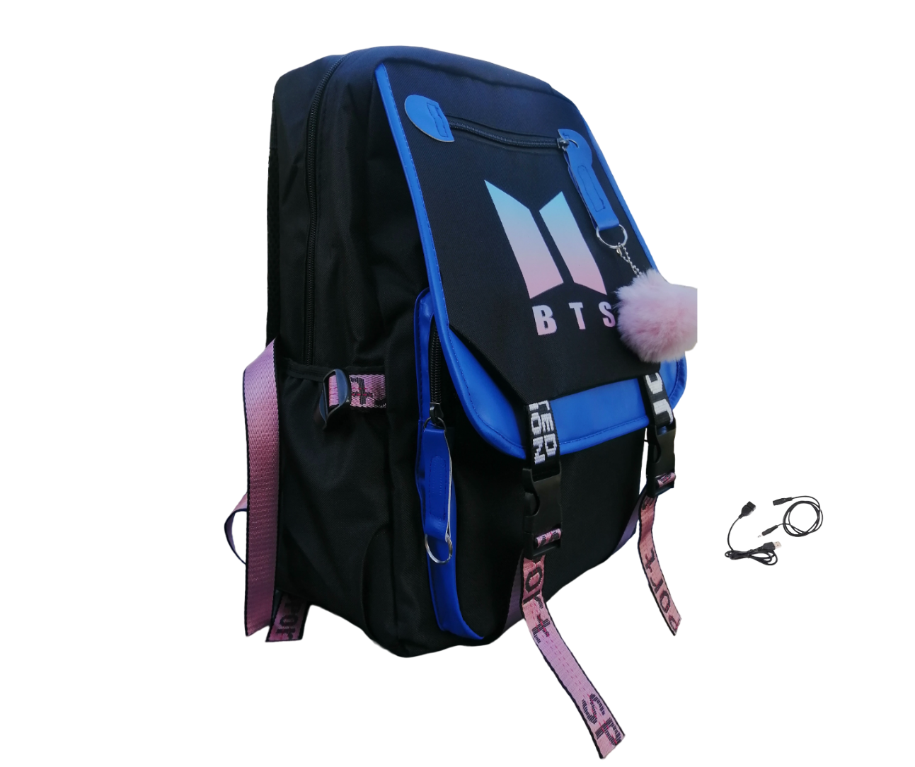 MOCHILA ESCOLAR BTS MODELO KPOP
